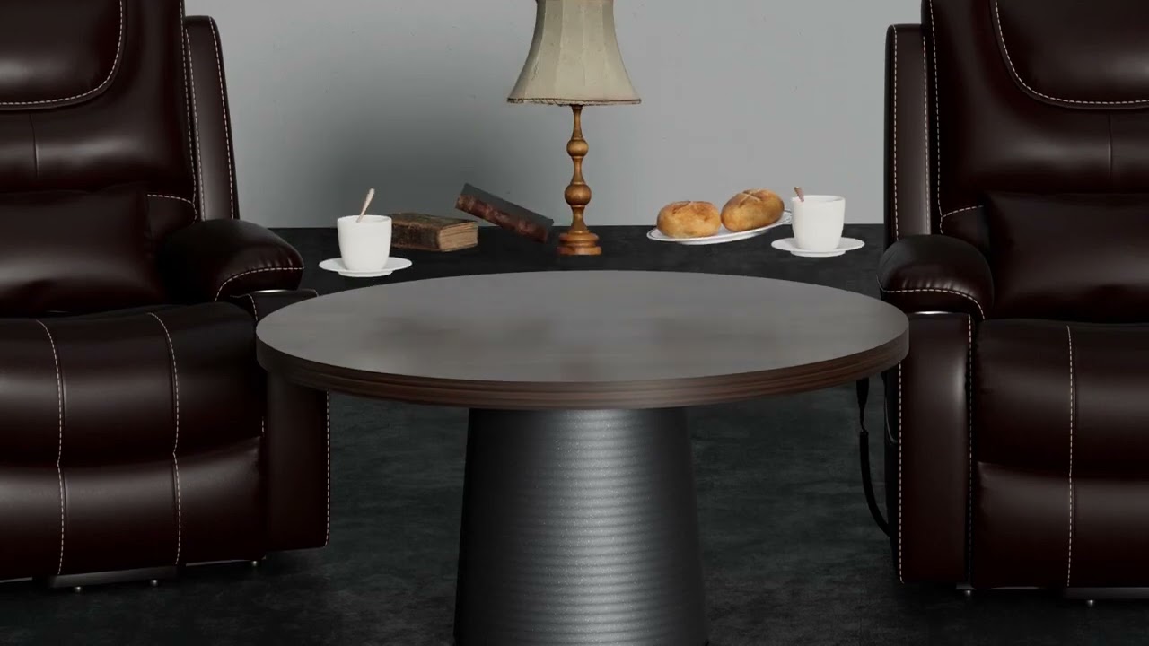 Larger size lift chair with HEAT & MASSAGE and cup holders 9196