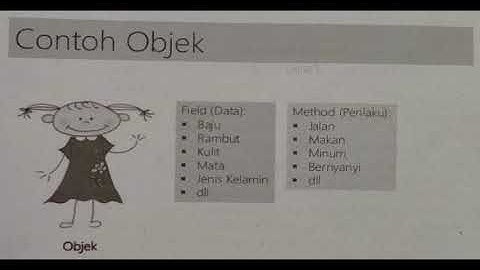 PBO XI KD 3.1 Memahami konsep pemrograman berorientasi objek