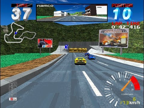 Ridge Racer 2 arcade 60fps