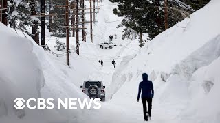 California hit with heavy rain, snow from 13th atmospheric river of the season