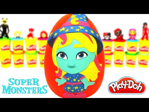 Süper Öcüler Katya Spelling Sürpriz Yumurta Oyun Hamuru Play Doh Super Monsters