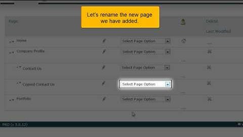 NextGen Web Hosting Tutorials: Changing your page structure in RVSiteBuilder 5