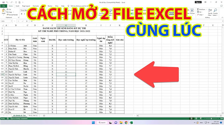 Hướng dẫn mở nhiều cửa sổ excel trong win 10 năm 2024