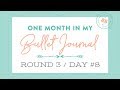 One Month in my Bullet Journal | Round 3 | Day 8