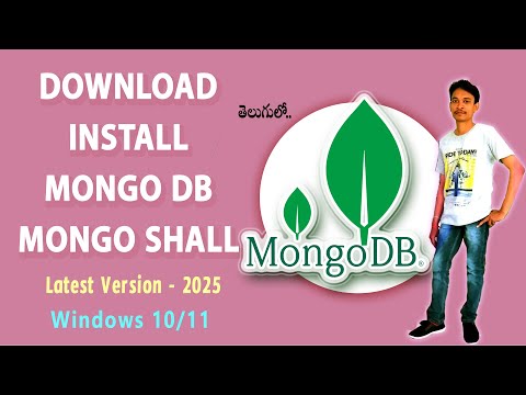 How to install MongoDB 8.0.5 and Shall On Windows 10 ll 11 Latest 2025