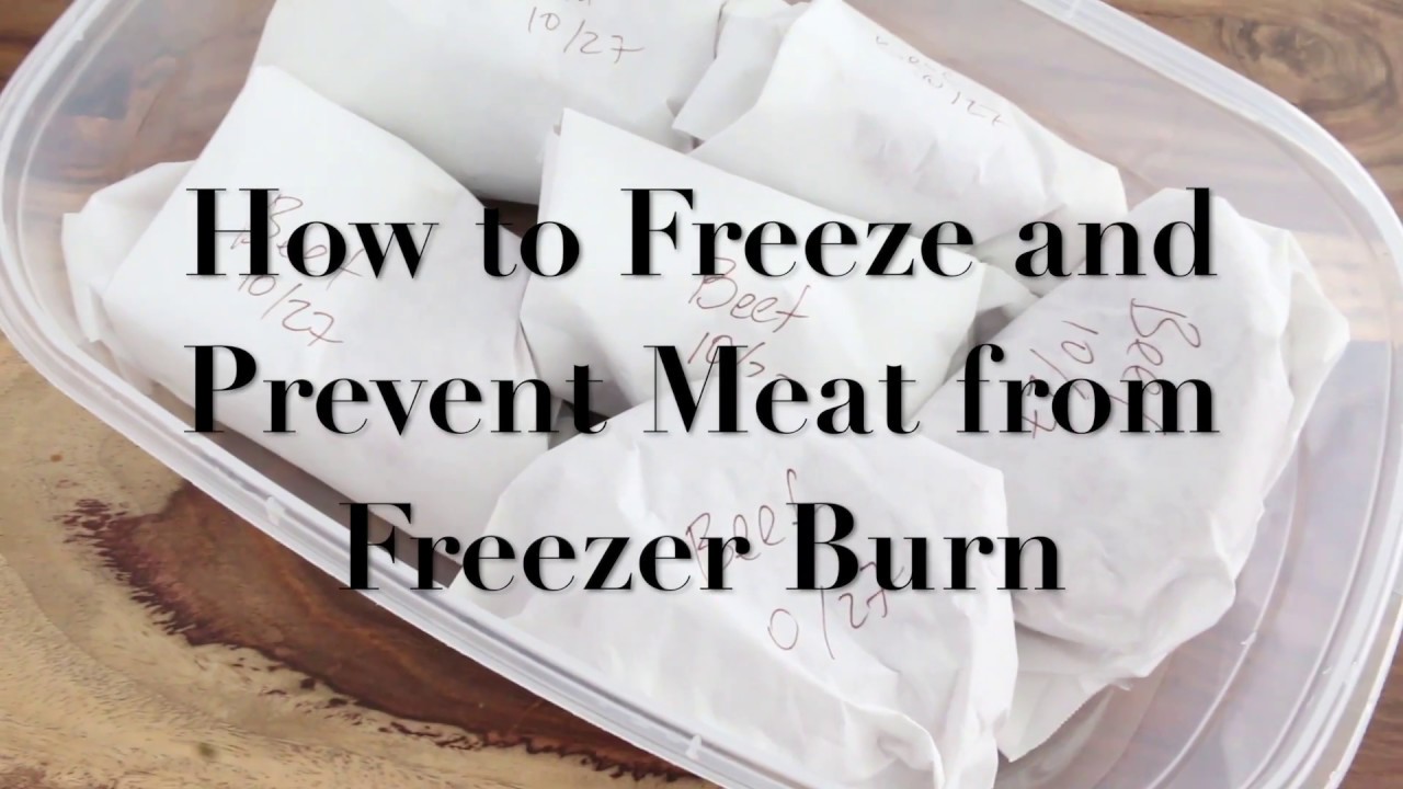 How to Prevent Freezer Burn