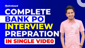 Complete Bank PO Interview Preparation in Single Video || SBI PO Interview || IBPS PO Interview