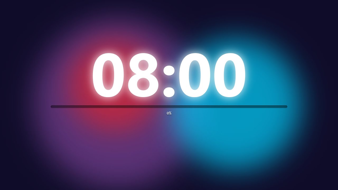 8 Minute Timer - Ambient Lava Lamp