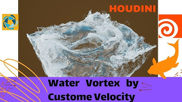 How to create custom velocity for water vortex, file included