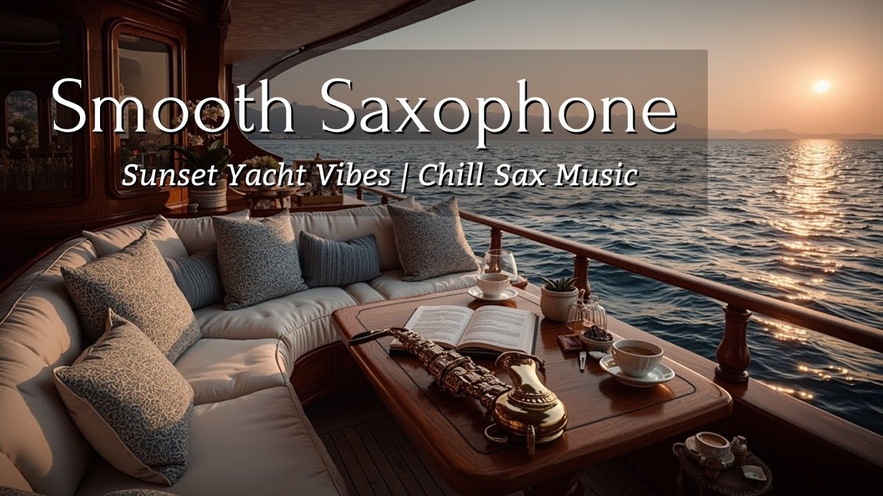 Плавный Саксофонный Джаз для Расслабляющей Атмосферы Яхты на Закате | Chill Sax Music