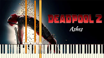 Céline Dion - Ashes - Deadpool 2 Main Theme | Piano Tutorial (Synthesia)