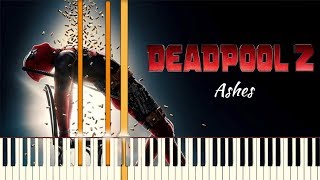 Céline Dion - Ashes - Deadpool 2 Main Theme | Piano Tutorial (Synthesia) chords