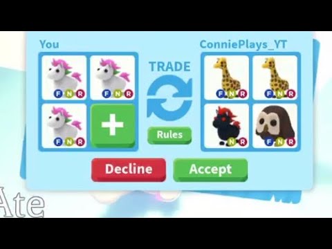 What People Trade For 3 Neon Unicorns Roblox Adopt Me Youtube