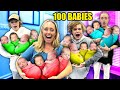 We ADOPTED 100 Adorable Babies!! Surprising My Kids!