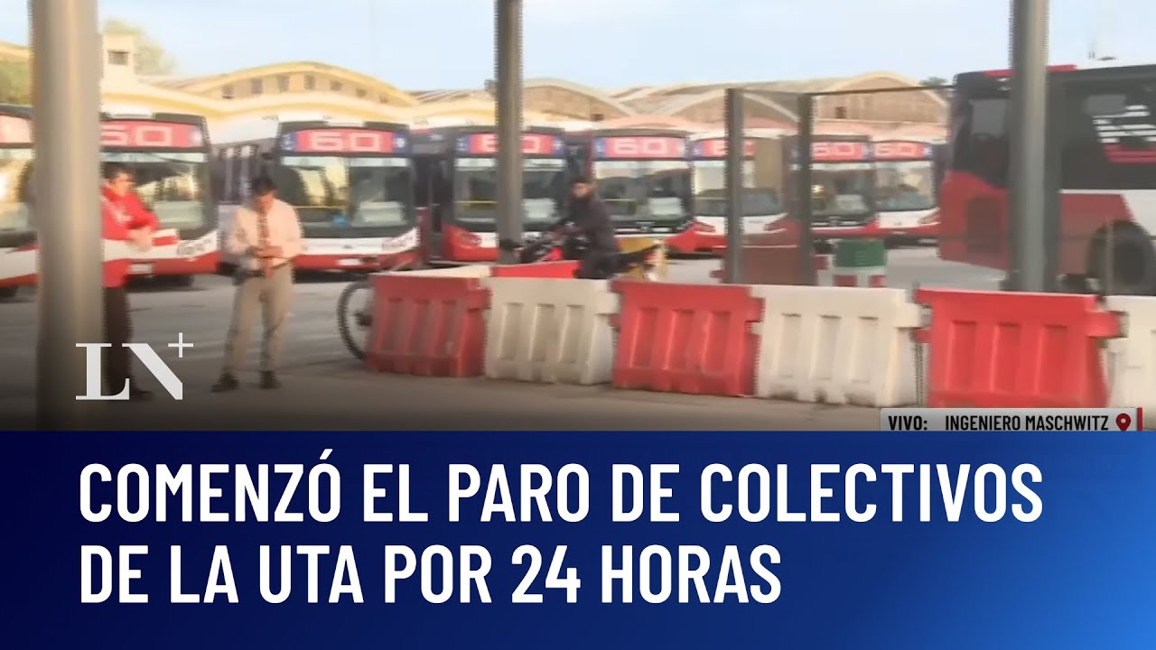 Paro de colectivos de la UTA por 24 horas: el Gobierno calificó la ...