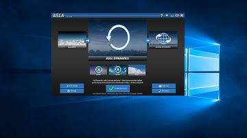 My ASCA settings as requested