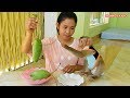 Baby Monkey Kako Request His Lovely Mom To Eat Sweet Mango Fruits | Baby Monkey Eat Mango