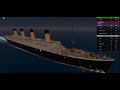roblox titanic sinking tour