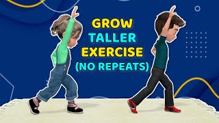 21 MOVES TO GROW TALLER: KIDS EXERCISE (NO REPEATS)