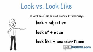 Understanding Confusing English Grammar:  Look vs Look Like screenshot 5