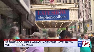 Stephen Colbert says CBS is ending his ‘Late Show’ in May 2026