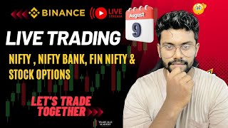 NIFTY, NIFTY BANK & FIN NIFTY LIVE TRADING 9th AUGUST IN MALAYALAM