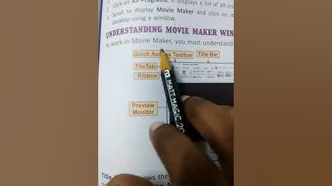 Class 6 subject computer ch-8 window movie Maker