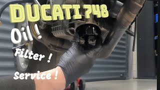 DUCATI DESMOQUATTRO OIL CHANGE AND FILTER