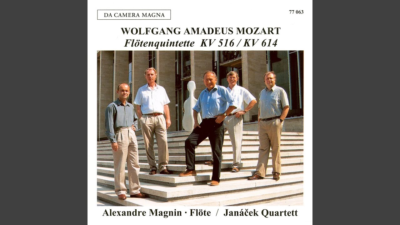 在 YouTube 上观看 String Quintet No. 4 in G Minor, K. 516 (Arr. for Flute & String Quartet by Anonymous) : III....