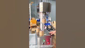 Paper Can Seamer Machine, Semi Automatic Can Sealing Machine , Can Closing Machine for Paper Tube