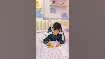 I sat on the dalgona. #magic #squidgame #shortvideo