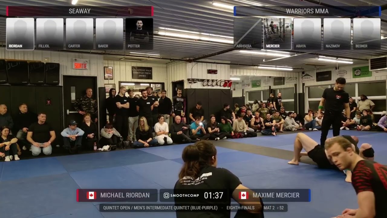 Montreal Quintet Michael Riordan vs Maxime Mercier