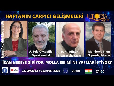 A. Zeki Okçuoğlu, D. Ali Küçük, Menderes İnanç -İRAN NEREYE GİDİYOR, MOLLA REJİMİ NE YAPMAK İSTİYOR?