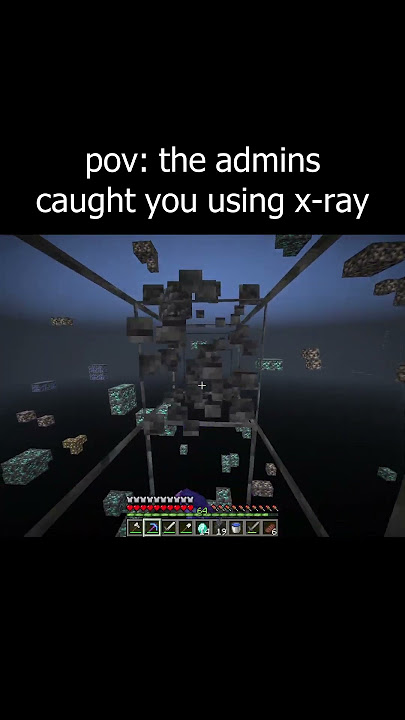 pov: the admins caught you using x-ray