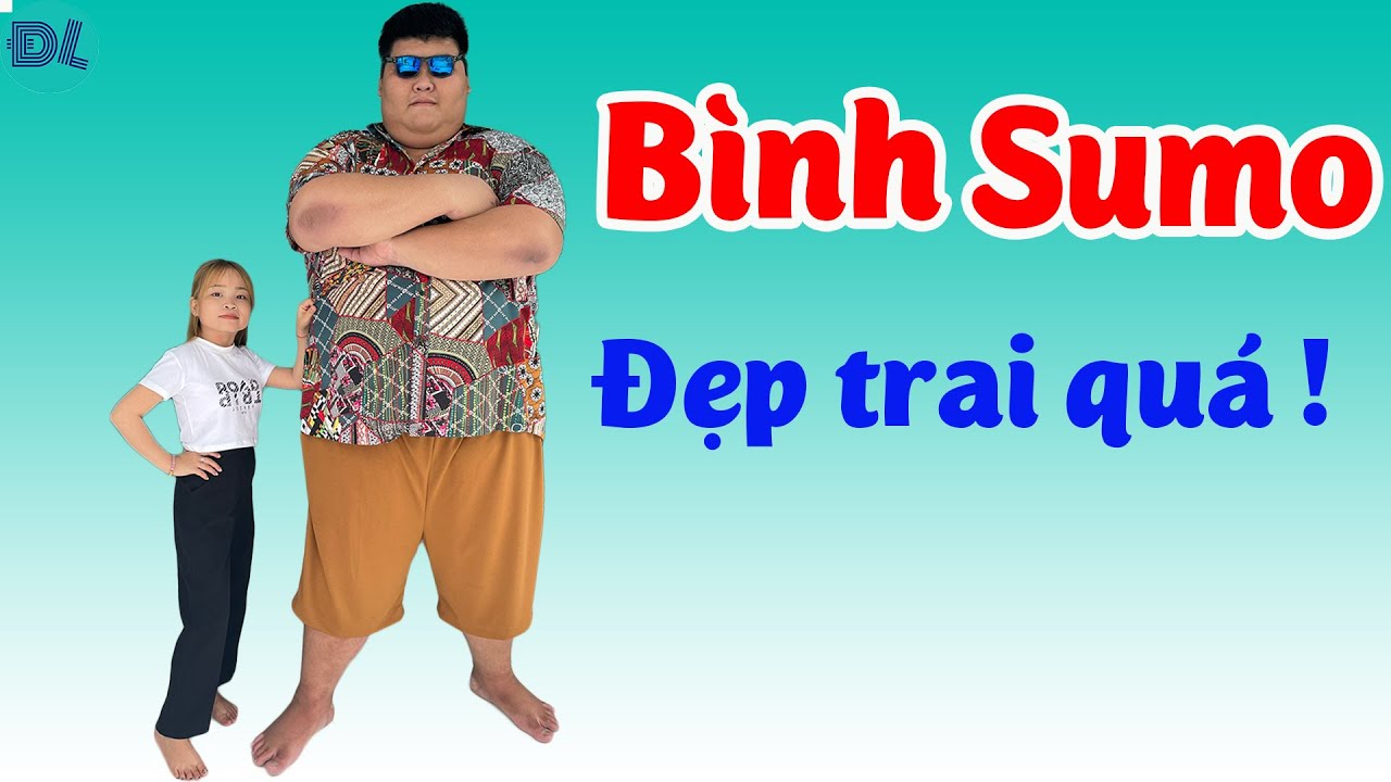 Bình sumo bối rối khi mặc quần áo đại gia, tiếp khách... - youtube
