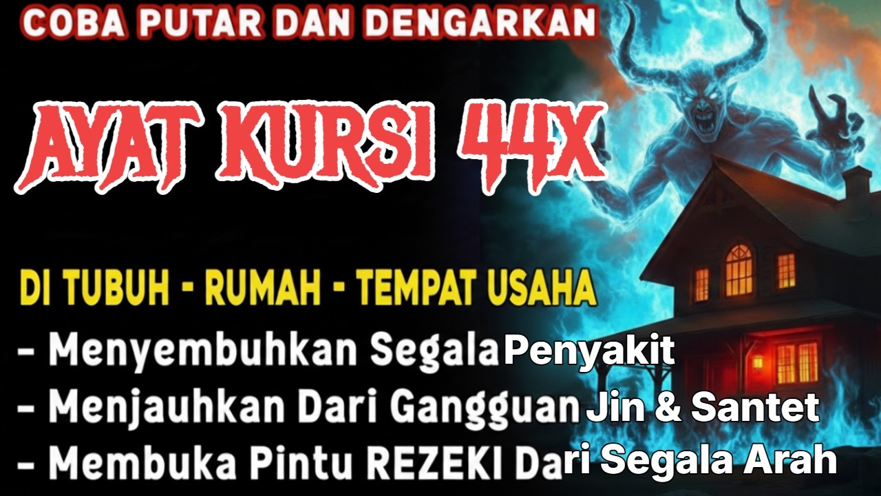 Full Ayat Kursi Pengantar Tidur, Ayat Kursi Pengusir Setan, Ayat Kursi Penghancur Jin & Setan