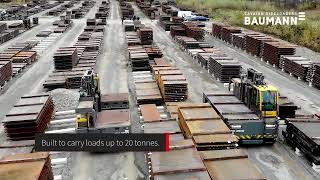 20 tonnes capacity Baumann sideloaders at Meusburger by Baumann Sideloaders Srl 720 views 1 year ago 2 minutes, 17 seconds
