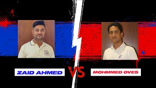 LIVE Carrom : FINAL(MS) - Zaid Ahmed (CCA)  vs Mohmmed Oves (ZEE)