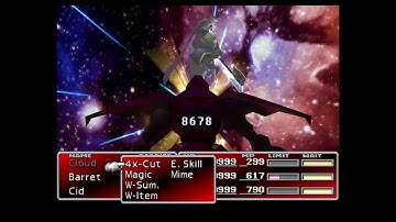 Final Fantasy VII: Ruby Weapon Boss battle