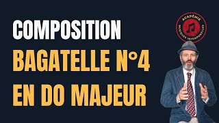 Bagatelle n°4 en do majeur - Composition pour piano seul - Défi 5 notes