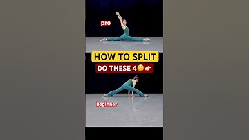 Rock That Split💥 4 Front Split Exercises You Need! #flexibility #stretching #shorts #yogapractice