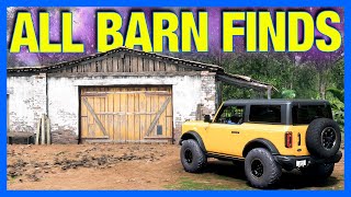 Forza Horizon 5 : ALL BARN FINDS   LOCATIONS!!