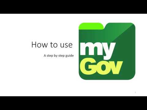 How to use myGov Tutorial