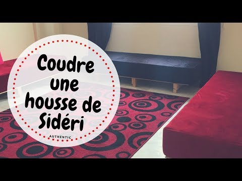 Coudre une housse de sideri (salon marocain)