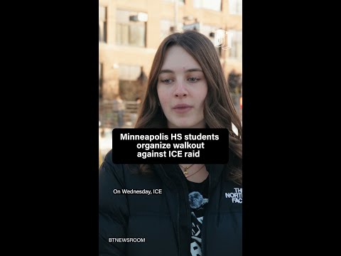 Minneapolis HS students organize walkout against ICE raid
