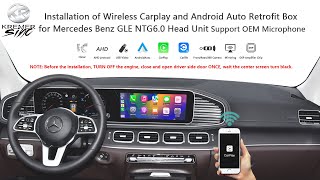 Mercedes Benz NTG6.0 GLE 2021 Model Wireless Carplay & Android Auto Retrofit Box