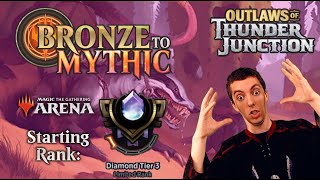 💎 Bronze To Mythic: Episode 22 - Starting Rank: Diamond 3 - MTG Arena:🤠Outlaws Of Thunder Junction🤠