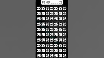 find the odd number 52 🗨️ #quiz 🤯#maths 🤡#puzzle 🔥#challenge #iqtest👀 #brainteaser🧠 #games #shorts💥