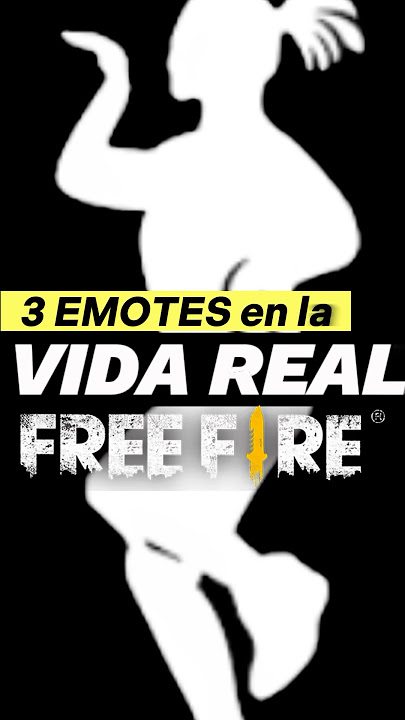 Origen de 3 Emotes de Free Fire en la Vida Real. #freefire #emotefreefire #africandemons #zaoli