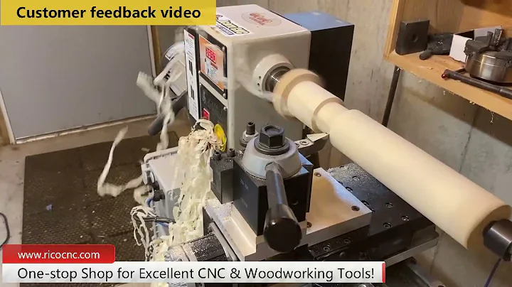 Customer feedback video Carbide Turning Cutter Tools for Woodturning CNC and Copy Lathes